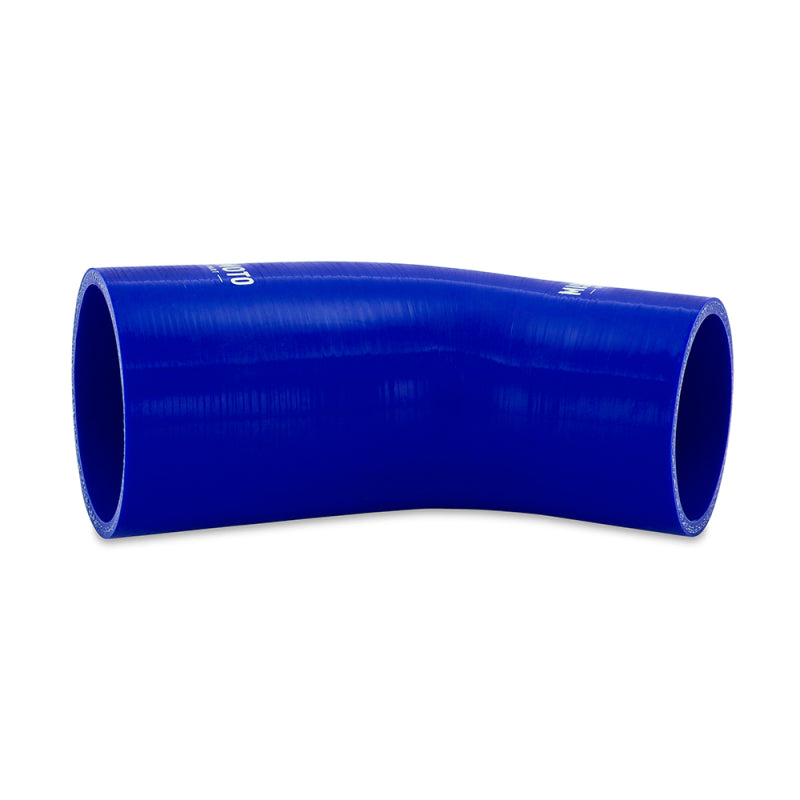 Mishimoto Silicone Reducer Coupler 45 Degree 2.25in to 2.5in - Blue