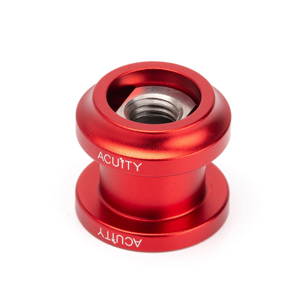 ACUiTY Instruments - Shift Boot Collar Upgrade (Satin Red Aluminum Finish) - 1924-K4