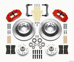 Wilwood Narrow Superlite 6R Front Hub & 1PC Rtr Kit 12.88in-Red 70-78 Camaro