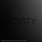 ACUiTY Instruments - Matte Black Windshield Banner - 1953-BLK