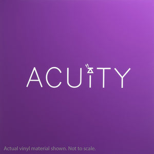ACUiTY Instruments - Matte Purple Windshield Banner - 1953-PPL