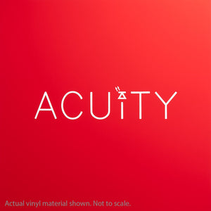 ACUiTY Instruments - Matte Red Windshield Banner - 1953-RED
