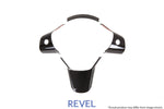 Revel USA - GT Dry Carbon Steering Wheel Insert Covers - 16+ Model 3 - 1TR4GT1AX01