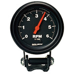 Autometer Black 2 5/8 inch  6000 rpm Tachometer Mini Tach Gauge