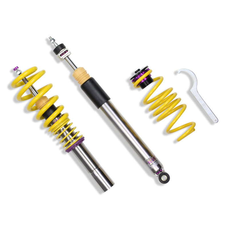 KW Coilover Kit V3 Audi A4 S4 (8K/B8) w/o electronic dampening controlSedan FWD + Quattro