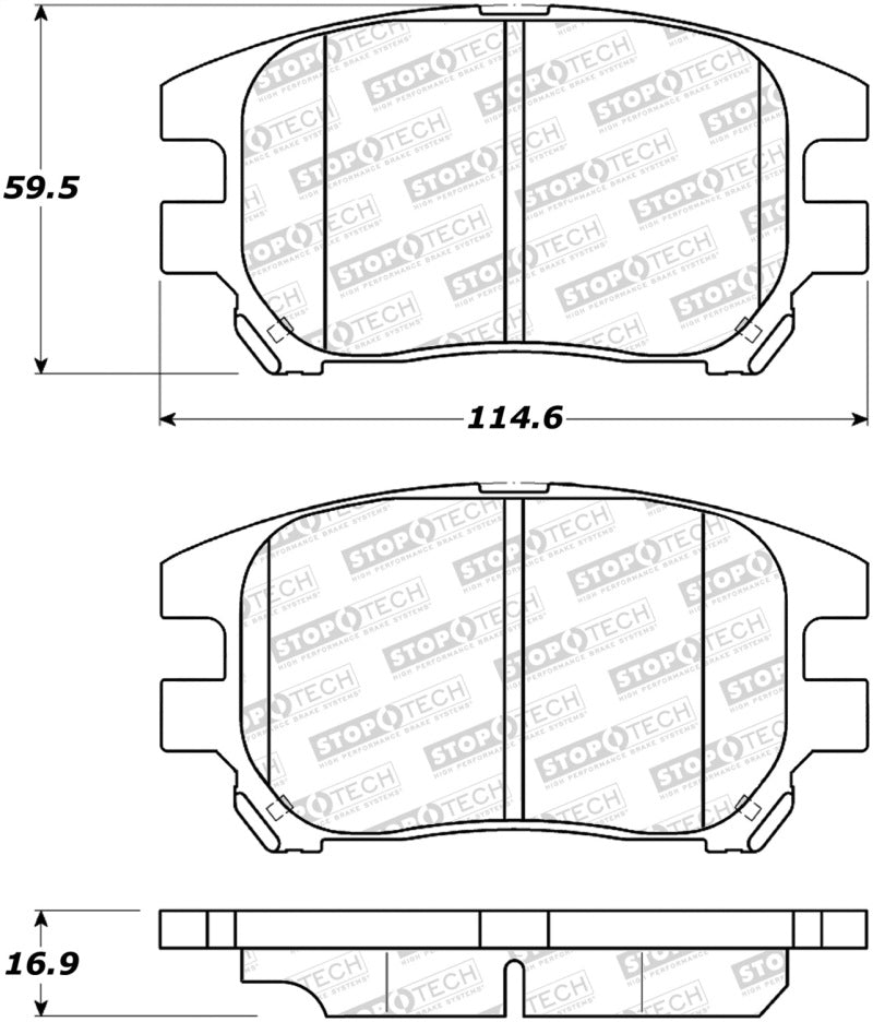 StopTech Street Brake Pads