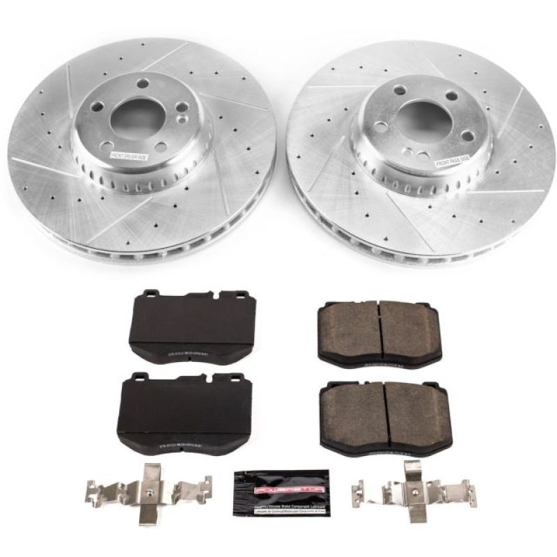 Power Stop 2018 Mercedes-Benz C350e Front Z23 Evolution Sport Brake Kit