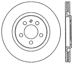 StopTech Drilled Sport Brake Rotor