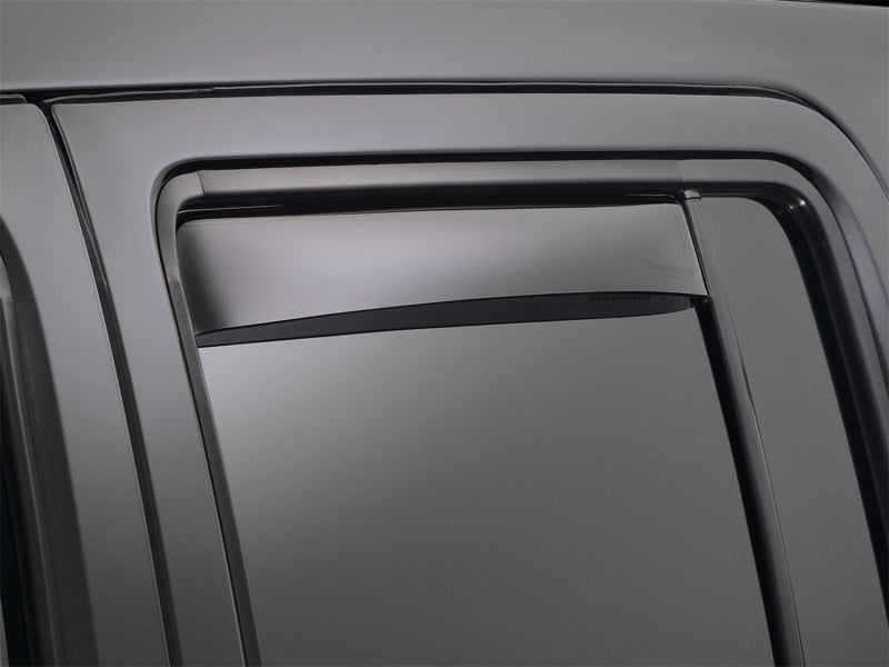 WeatherTech 07+ GMC Acadia Rear Side Window Deflectors - Dark Smoke