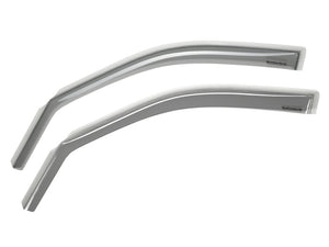 WeatherTech 08-14 Mitsubishi Lancer Front Side Window Deflectors - Dark Smoke