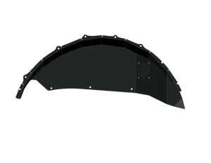 Road Armor 18-20 Jeep Wrangler JL Stealth Rear Fender Liner Body Armor - Black Steel