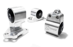 Innovative 92-95 Civic B/D Series Silver Aluminum Mounts 85A Bushings (Auto to Manual Hydro 3 Bolt)