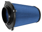 aFe Quantum Pro-5 R Air Filter Inverted Top - 5.5inx4.25in Flange x 9in Height - Oiled P5R