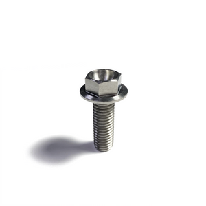 Ticon Industries Titanium Bolt Flanged M12x35x1.25TP 17mm 6pt Head