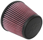 K&N Universal Clamp-On Air Filter 2.75in Flange ID x 5.875in Base OD x 4.5in Top OD x 5in Height