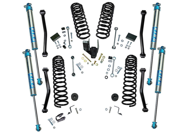 Superlift 18-20 Jeep Wrangler JL Unlimited - 4in Dual Rate Coil Lift Kit w/ King 2.0 Shocks