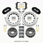 Wilwood Narrow Superlite 4R Rear Kit 12.88in Drilled 2007-up Jeep JK w/Lines