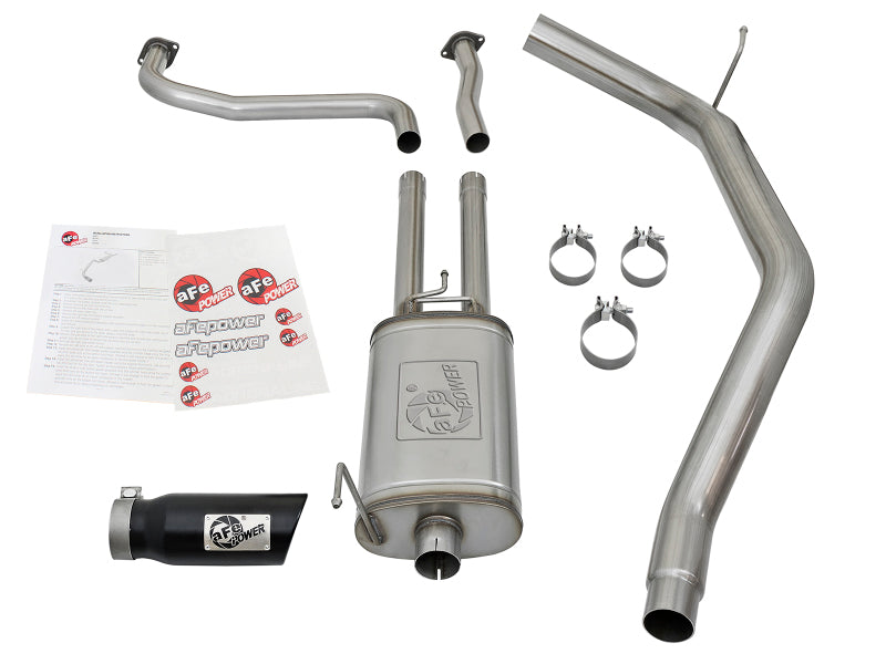 aFe MACHForce XP 2.5in Cat-Back Exhaust System w/ Black Tip Nissan Frontier 17-19 V8-5.6L