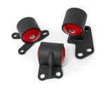 Innovative 92-95 Civic B/D Series Black Steel Mounts 60A Bushings (Auto to Manual Hydro 2 Bolt)