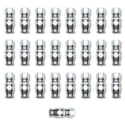 Russell Performance -10 AN Endura PowerFlex Power Steering Straight Hose Ends (25 pcs.)