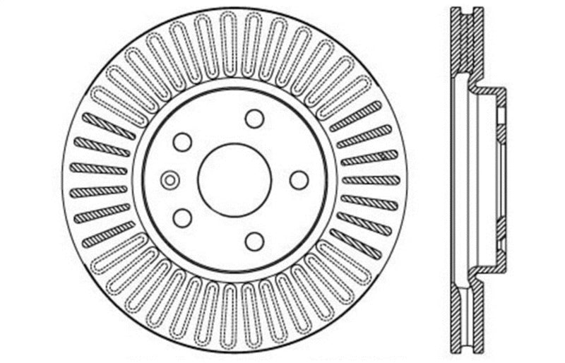 StopTech Slotted & Drilled Sport Brake Rotor