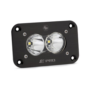 Baja Designs S2 Pro LED Spot Black Flush Mount - Clear