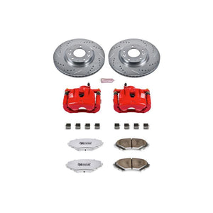 Power Stop 04-08 Mazda RX-8 Front Z26 Street Warrior Brake Kit w/Calipers