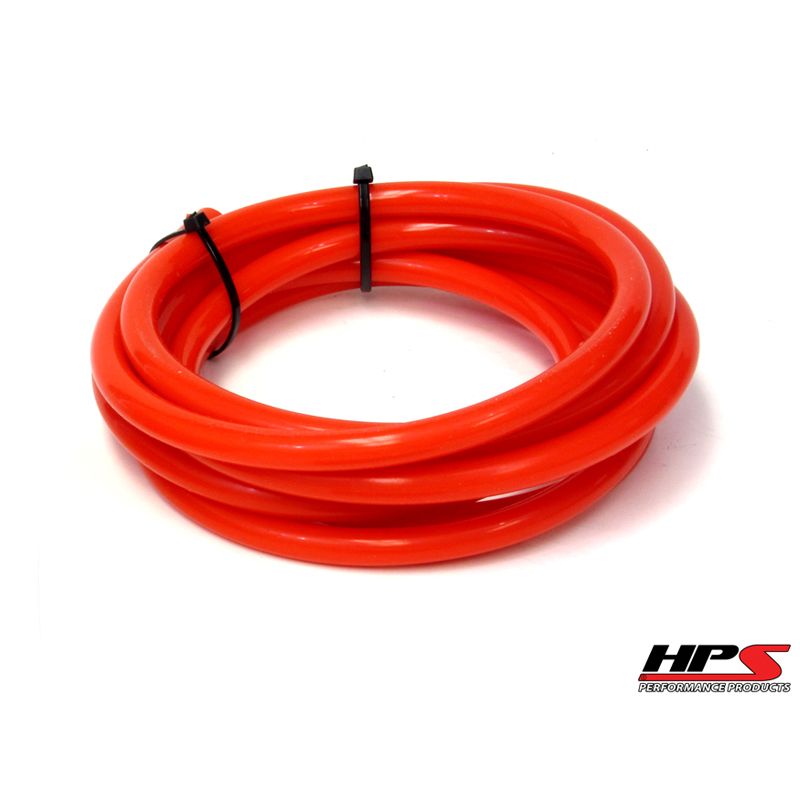 HPS Performance High Temperature Silicone Vacuum Hose Tubing1/4" ID25 feet RollRed