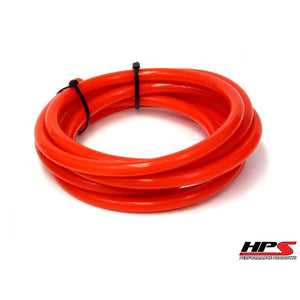 HPS Performance High Temperature Silicone Vacuum Hose Tubing1/4" IDRed