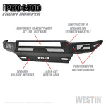 Westin 16-19 Chevy/GMC  Silverado/Sierra 1500 Pro-Mod Front Bumper