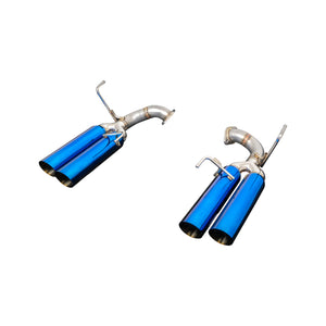 Remark 2015+ Subaru WRX/STI VA Boso Edition Axle Back Exhaust w/ Burnt Blue Single Wall Tip