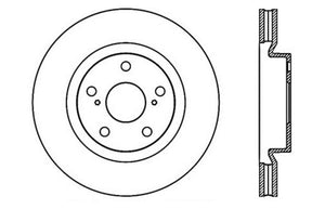 StopTech 07-13 Lexus ES 250/ES 300/ ES330/ES350 Drilled Sport CRYO Brake Rotor