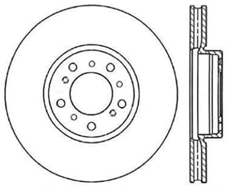 StopTech Slotted & Drilled Sport Brake Rotor