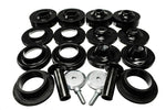 Energy Suspension 18+ Jeep Wrangler JL Black Rock-Flex 2in Adjustable Coil Spacer Set