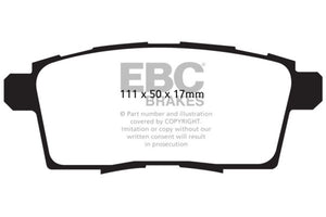 EBC 06-08 Ford Edge 3.5 2WD Ultimax2 Rear Brake Pads