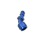 Russell Performance -4 AN Twist-Lok 45 Degree Hose End (Blue)