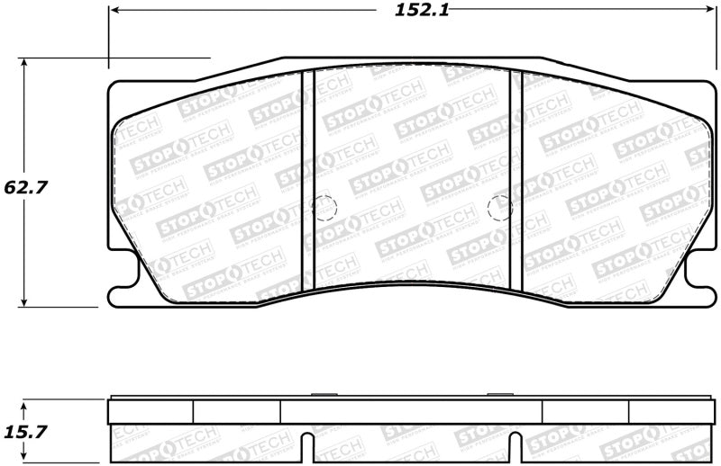 StopTech Street Brake Pads - Rear