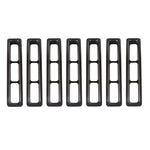 Rugged Ridge Grille Inserts Black 97-06 Jeep Wrangler