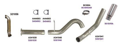 Diamond Eye KIT 5in DPF-BACK Single w/ TDP SS 07.5-10 Chevy/GMC 6.6L Duramax 2500/3500
