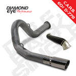 Diamond Eye KIT 5in DPF-BACK SGL w/ TDP SS 07.5-10 Chevy/GMC 6.6L Duramax 2500/3500