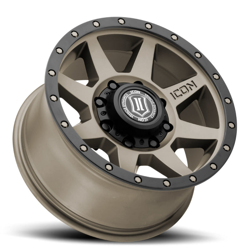 ICON Rebound 17x8.5 8x170 6mm Offset 5in BS 125mm Bore Bronze Wheel