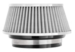 Spectre Adjustable Conical Air Filter 2-1/2in. Tall (Fits 3in. / 3-1/2in. / 4in. Tubes) - White