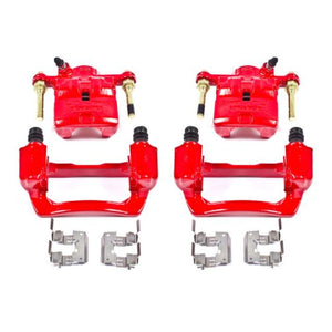 Power Stop 09-13 Subaru Forester Rear Red Calipers w/Brackets - Pair