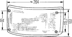 Hella Reversing Lamp 2Zr