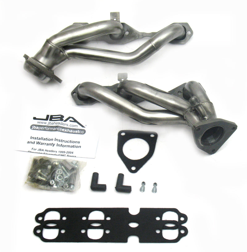 JBA 99-02 GM Truck 4.3L V6 w/o A.I.R. Injection 1-1/2in Primary Raw 409SS Cat4Ward Header