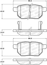 StopTech Street Brake Pads - Rear