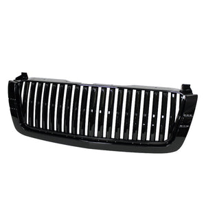 Xtune Chevy Silverado 03-06 Center Only Front Grille Black GRI-SP-CS03-CT-BK