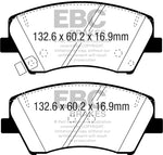 EBC 2017+ Hyundai Elantra 1.4L Turbo Ultimax2 Front Brake Pads