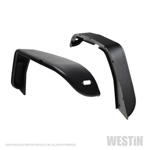 Westin 18-20 Jeep Wrangler JL / 20 Gladiator Tube Fenders - Front - Textured Black