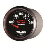 Autometer GM Bowtie Black 2-1/16in 100-250 Degree F Electronic Transmission Temperature Gauge